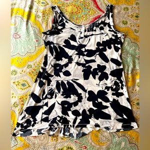 Damir Doma B&W pattern sleeveless tank tunic. Size M.